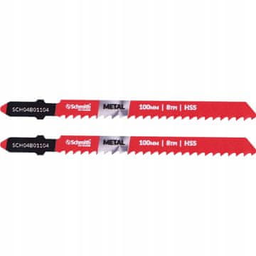 LIST ZA VOBODNO ŽAGO ZA KOVINO HSS T127D 100mm 8TPI 2KOM SCHMITH