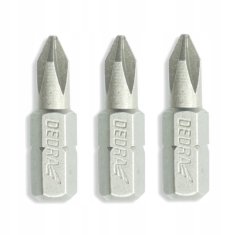Križni izvijačni nastavki PH3x25mm, 3 kosi v blistru