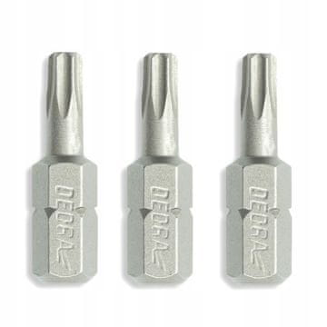 DEDRA 18A03T400-03 Komplet nastavkov, 3 kosi, 25 mm