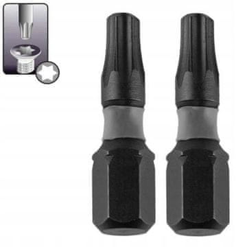 DEDRA Udarni izvijačni nastavki TORX T40x25mm 1 kos.