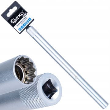 Dolgi nastavek za svečke 14 mm 3/8" 250 mm CrV (50)