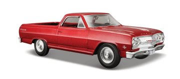 Maisto - Chevrolet El Camino, 1965, rdeča kovinska barva, 1:24