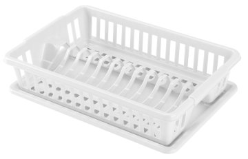 Heidrun Plastični cedilo s pladnjem 38x26 cm, mešane barve