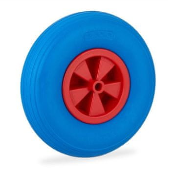 Northix Kolo za samokolnico 3.50-6 v modro/rdeči barvi