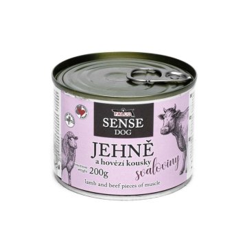 FALCO SENSE Pasji koščki jagnjetine in govedine, v konzervi 200 g