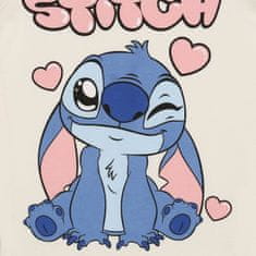 Disney DISNEY Stitch BOMBAŽNA dekliška pižama, DVODELNA pižama z dolgimi rokavi, DOLGE hlače OEKO-TEX 110