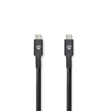 Northix Kabel USB-C na USB-C, 100 W, 10 Gbps, 4K60, 1 m