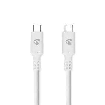Nedis Kabel USB-C 3.2 Gen 2, 2 m, 100 W, 10 Gbps, črne barve