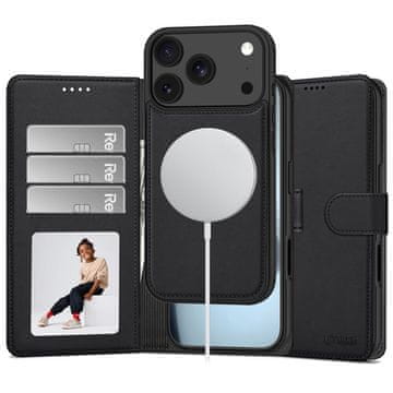 Tech-protect Wallet MagSafe ovitek iPhone 17 Pro Max / 18 Pro Max, črno