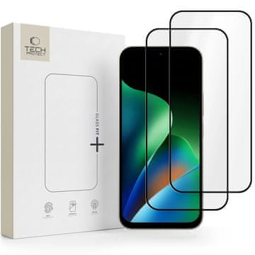 Tech-protect Glass Fit 2x zaščitno steklo Xiaomi Redmi 17 4G / 5G, črno