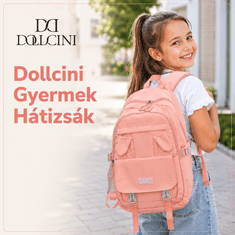 Dollcini Šolski nahrbtnik iz poliestra vijolična vodoodporen