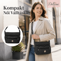 Dollcini Ženska torbica za čez telo iz tekstila črna