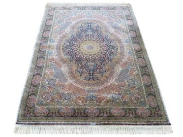 Dywanopol Kos preproge EXCLUSIVE Qum Silk 09 v mornarsko modri barvi, 160 x 230 cm