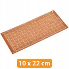 Enostranska univerzalna prototipna plošča 100 x 220 mm