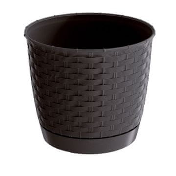 Prosperplast VRTNI LONEC 30 CM OKROGEL ZA TERASO ZA HIŠNI VRT RJAV