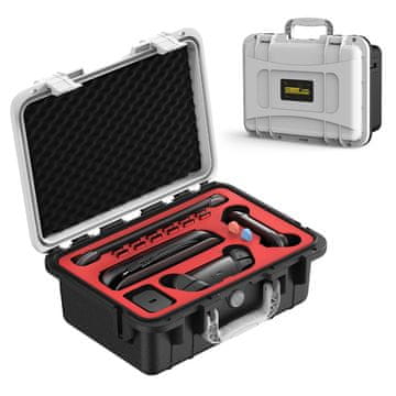 Nikcorp Potovalna torbica za Nintendo Switch 2, trpežen vodoodporen etui, črna, 34,8 x 25,4 x 15 cm, zaščita pred udarci, prostor za 12 iger, krmilnike in dodatke, trda konstrukcija z mehko peno, ročaj