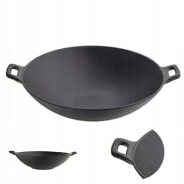 LITOGELEZNA PONVA WOK 36 CM MOČNA LITOGELEZNA PONVA