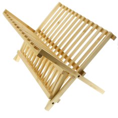 ZLOŽLJIV SUŠILNIK ZA POSODO IZ BAMBUSOVEGA CEDILNIKA