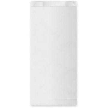 IMEX Bela papirnata vrečka za zajtrk 2,0 kg 14+7 x 32 cm 100 kosov.