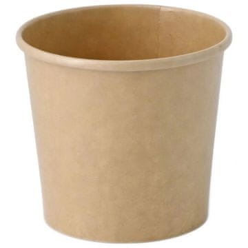 BH Papirnati lonček za sladoled iz kraft papirja 300 ml, premer 92 mm, 50 kosov.