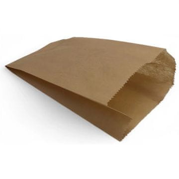 Zložena vrečka iz kraft papirja 2,5 kg, 15+6,5 x 37 cm 1000 kosov.