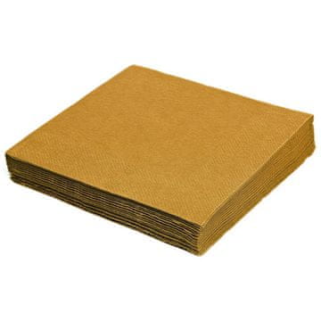 IMEX 3-slojne zlate prtičke, 1/4, 33 x 33 cm, 20 kosov.
