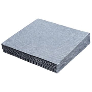 IMEX 3-slojne srebrne prtičke, 1/4, 33 x 33 cm, 20 kosov.