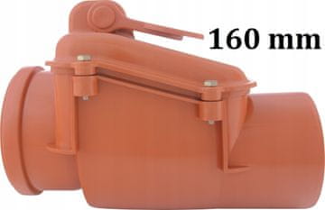 Povratni ventil 160 mm AQUER nepovratni ventil