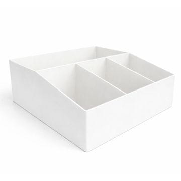Mi Organizator za kavo, bela posoda za dodatke poleg kavnega aparata