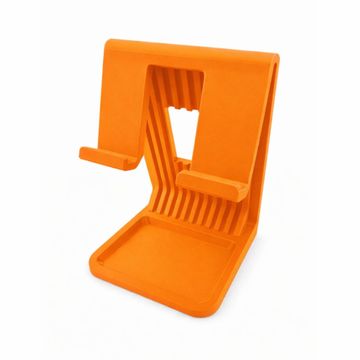 Mi Stojalo za tablico iPad, oranžno, namizno stojalo z vtičnico za kabel