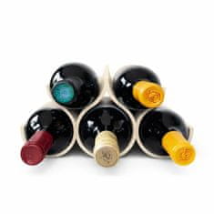 Mi Bež stojalo za vino, 5 steklenic, organizator za vino