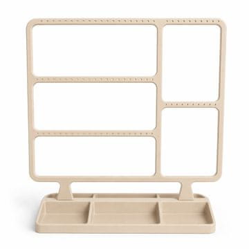 Mi Bež organizator za nakit za uhane in stojalo za toaletno mizico