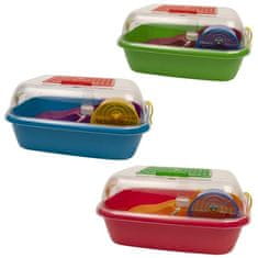 Candy Kletka za hrčke iz plastike mešanica barv 40x30x14cm
