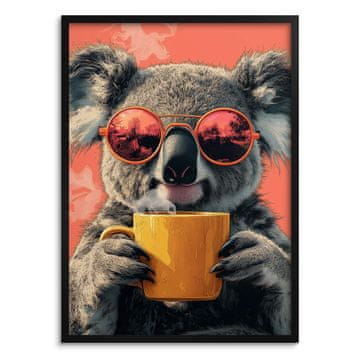 Stenski plakat v okvirju za najstniško sobo Koala 50x70
