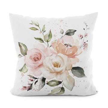 LANOSA VELVET - Dekorativna prevleka za vzglavnik - 40x40 cm - roza