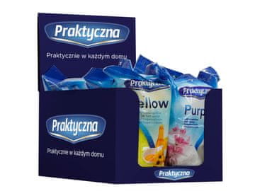 PRAKTYCZNA PRAKTIČNA GOBA ZA KOPANJE RUMENA - RAZSTAVA 10 KOSOV