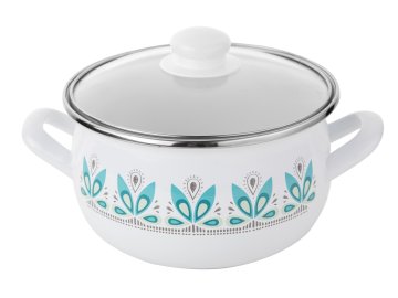 Emajliran lonček PIZZA CAMELLIA 20CM 4.2L Z/P