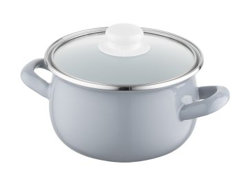 Emajliran lonec Pyza Gris 16 cm 2,2 l, siv