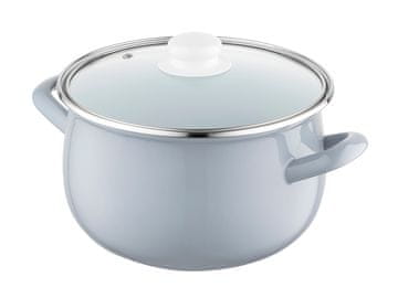Emajliran lonec Pyza Gris 20 cm 4,2 l, siv