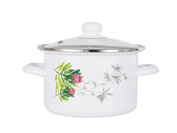 Emajliran lonec Protea 22 cm 4,8 l, nerjaveče jeklo