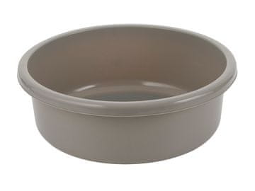 Bentom OKROGLA PLASTIČNA SKLEDA 41 CM 13,5 L SVETLO SIVA -BEN