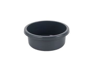 Bentom OKROGLA PLASTIČNA POSODA 26 CM 4L TEMNO SIVA -BEN