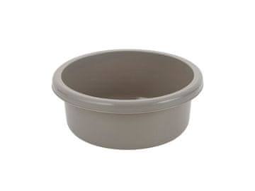 Bentom OKROGLA PLASTIČNA SKLEDA 31 CM 6,2 L SVETLO SIVA -BEN