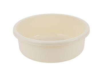 Bentom OKROGLA PLASTIČNA POSODA 36 CM 9 L KREMA - BEN