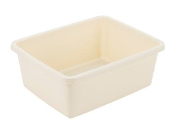 Bentom PRAVOKOTNA PLASTIČNA POSODA 37X30CM 11L SMETANA -BEN