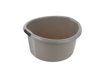 Bentom POSODA IZ MASIVNE PLASTIKE 35X34X18CM 10L SVETLO SIVA -BEN