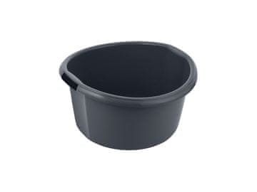 Bentom POSODA IZ MASIVNE PLASTIKE 35X34X18CM 10L TEMNO SIVA -BEN