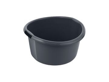 Bentom POSODA IZ MASIVNE PLASTIKE 40X39X41CM 15L TEMNO SIVA -BEN