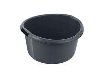 Bentom POSODA IZ MASIVNE PLASTIKE 43X42X45CM 20L TEMNO SIVA -BEN