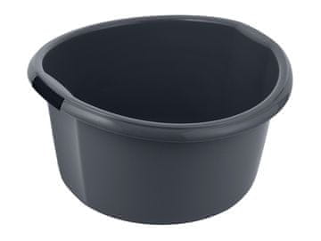 Bentom POSODA IZ MASIVNE PLASTIKE 49X48X50CM 30L TEMNO SIVA -BEN